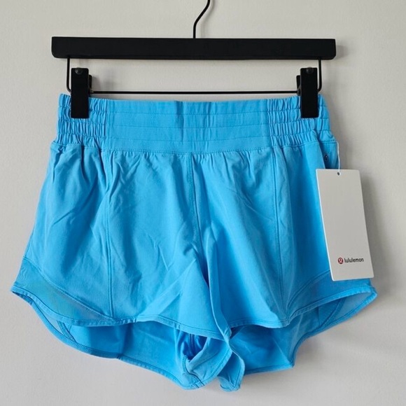 lululemon athletica Pants - New Lululemon Shorts Size 6 Hotty Hot High Rise HR Lined 2.5" KYBL Blue Running